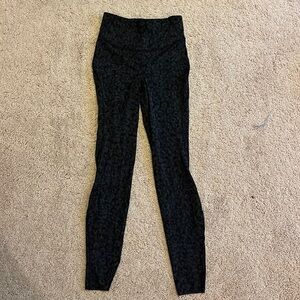 Lululemon Wunder Under train cheetah print leggings